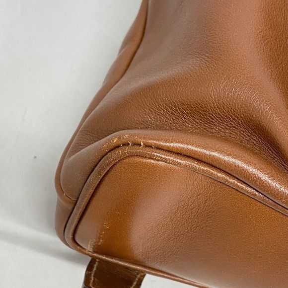 Gucci Backpack Daypack Bamboo 003 2058 Leather Brown Gold Hardware Women's - Picture 10 of 10